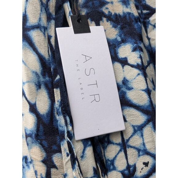 Anthropologie ASTR The Label Blue/ White Midi Dress Size Medium NWT - Picture 7 of 12